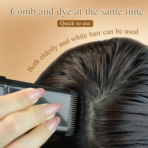 Root Touch-Up Color Stick - Buy One, Get One Free | Gray Hair Coverage with Comb Applicator | Quick Hair Color for On-the-Go