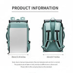 Large Waterproof Travel Backpack with USB Port