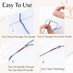 Handicraft Sewing Needle Set | Precision Sewing & Embroidery Needles for Accurate Stitches | Versatile Sewing Accessories for Beginners & Professionals