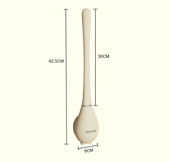 Contemporary Flexible Silicone Toilet Brush
