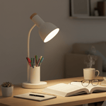 Modern LED Desk Lamp with Pen Holder for Office and Home