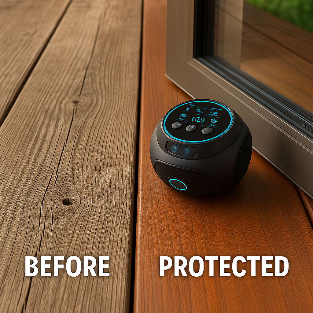 360-Degree Ultrasonic Insect Repeller for Comprehensive Pest Defense