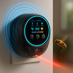 360-Degree Ultrasonic Insect Repeller for Comprehensive Pest Defense