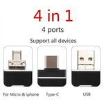 4-in-1 USB Stick | High-Speed Data Storage with Multiple Connections