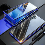 Tempered Glass Double-Sided Phone Case for Samsung Devices