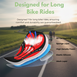 Gel-Padded Cycling Shorts to Alleviate Saddle Pain
