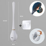 Contemporary Flexible Silicone Toilet Brush