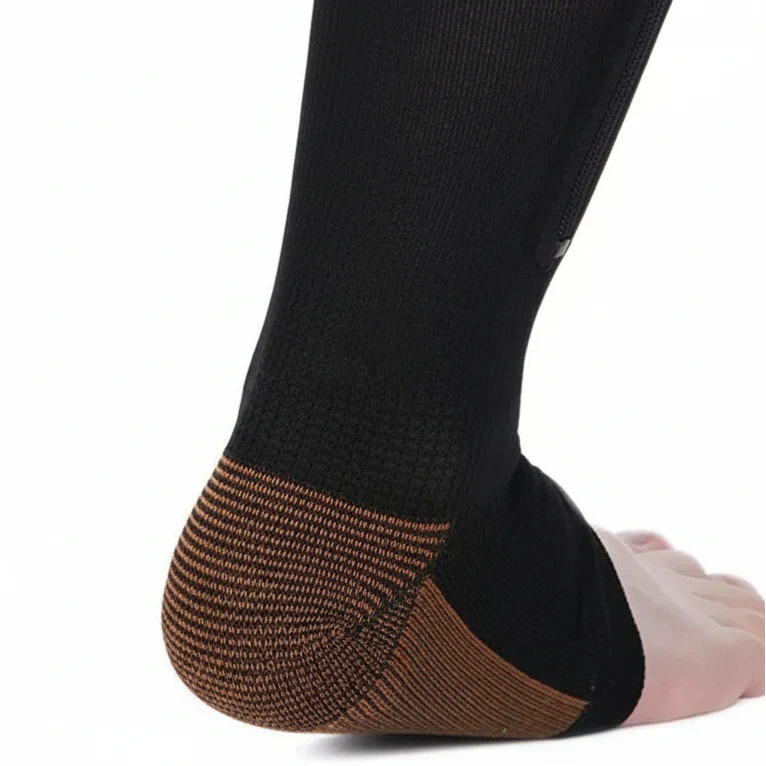 Compression Socks with Zipper for Support and Relief