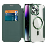 Magnetic Flip Phone Case with Card Slot & Shockproof Protection - Available in Multiple Colors