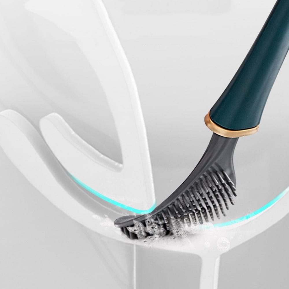Contemporary Flexible Silicone Toilet Brush