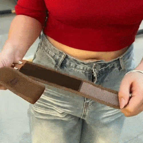 Adjustable Elastic Comfort Belt | Buckle-Free Stretch Belt with Flat Design for Men and Women