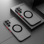 Magnetic Shockproof Case for Samsung Devices