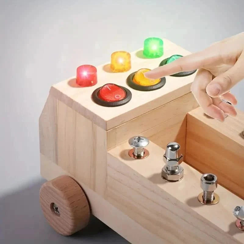 Interactive Busy Board for Fine Motor Skills Development