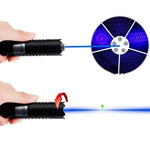 Blue Beam Laser Torch | 450nm High-Intensity Optical Output | Tactical 5000m+ Range | Adjustable Focus Aluminum Chassis | Thermal Ignition Capable Flashlight