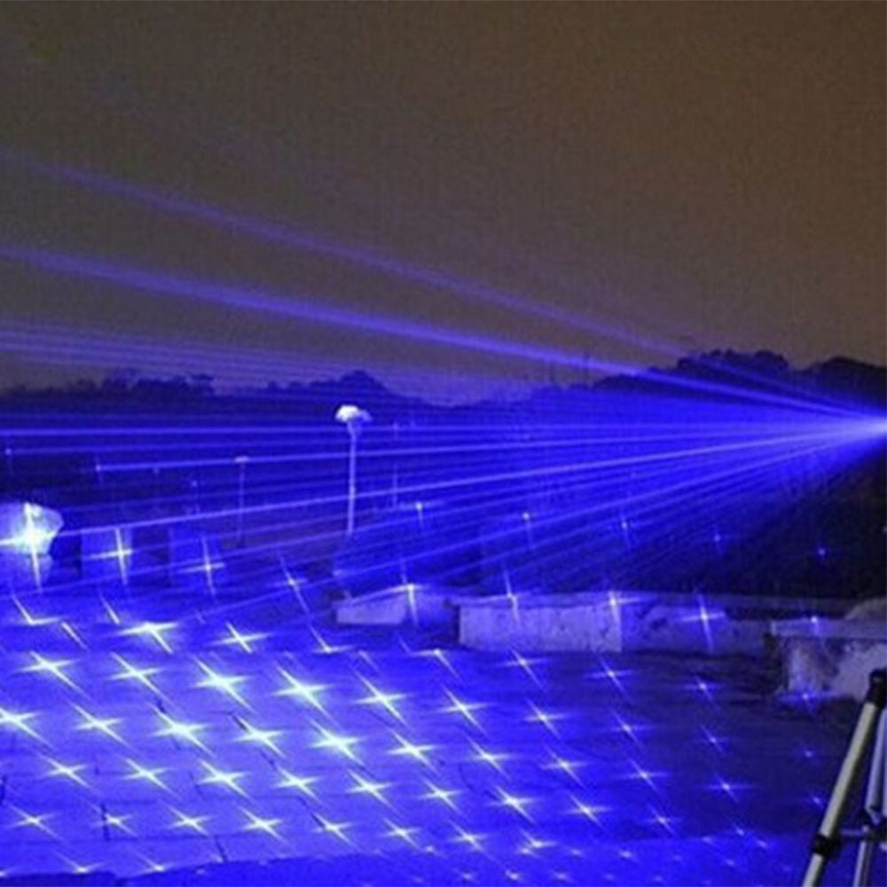Blue Beam Laser Torch | 450nm High-Intensity Optical Output | Tactical 5000m+ Range | Adjustable Focus Aluminum Chassis | Thermal Ignition Capable Flashlight