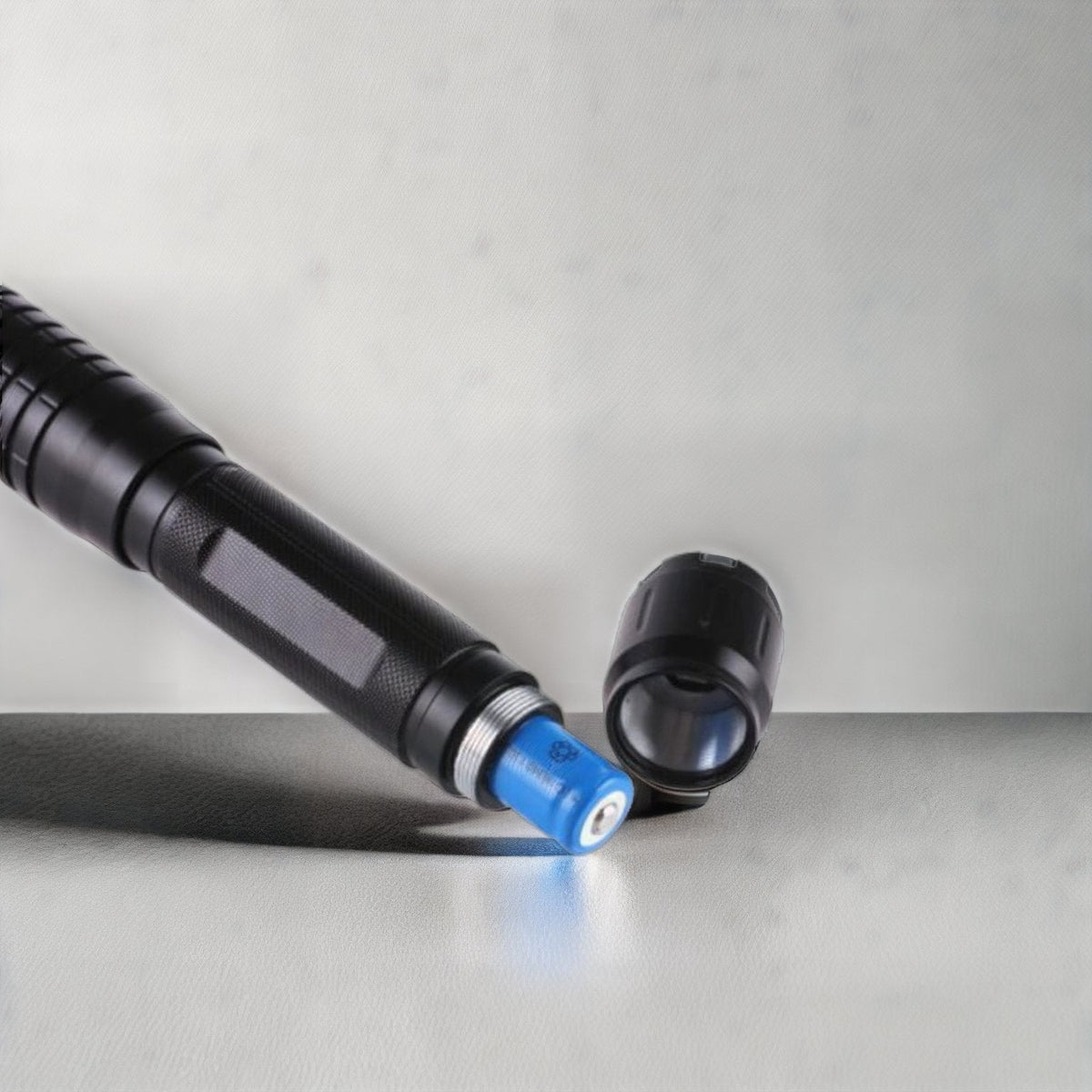 Blue Beam Laser Torch | 450nm High-Intensity Optical Output | Tactical 5000m+ Range | Adjustable Focus Aluminum Chassis | Thermal Ignition Capable Flashlight