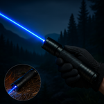 Blue Beam Laser Torch | 450nm High-Intensity Optical Output | Tactical 5000m+ Range | Adjustable Focus Aluminum Chassis | Thermal Ignition Capable Flashlight