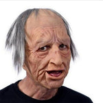 Creepy Old Man Mask – Realistic Latex Halloween Mask for Adults