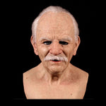 Creepy Old Man Mask – Realistic Latex Halloween Mask for Adults
