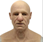 Creepy Old Man Mask – Realistic Latex Halloween Mask for Adults
