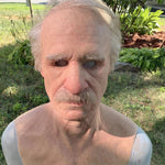 Creepy Old Man Mask – Realistic Latex Halloween Mask for Adults