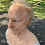 Creepy Old Man Mask – Realistic Latex Halloween Mask for Adults
