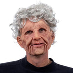 Creepy Old Man Mask – Realistic Latex Halloween Mask for Adults