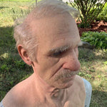Creepy Old Man Mask – Realistic Latex Halloween Mask for Adults