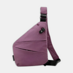 Anti-Theft Crossbody Organizer Bag with Hidden Zippers