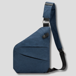 Anti-Theft Crossbody Organizer Bag with Hidden Zippers