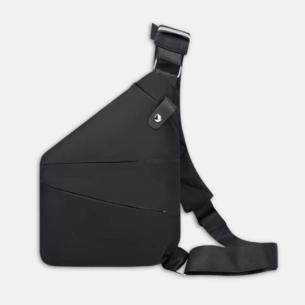 Anti-Theft Crossbody Organizer Bag with Hidden Zippers