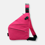 Anti-Theft Crossbody Organizer Bag with Hidden Zippers