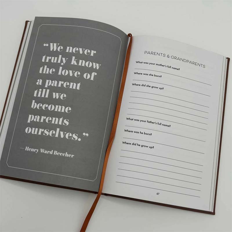 Dad, I Want to Hear Your Story | Heritage Edition Book | Over 250 Questions