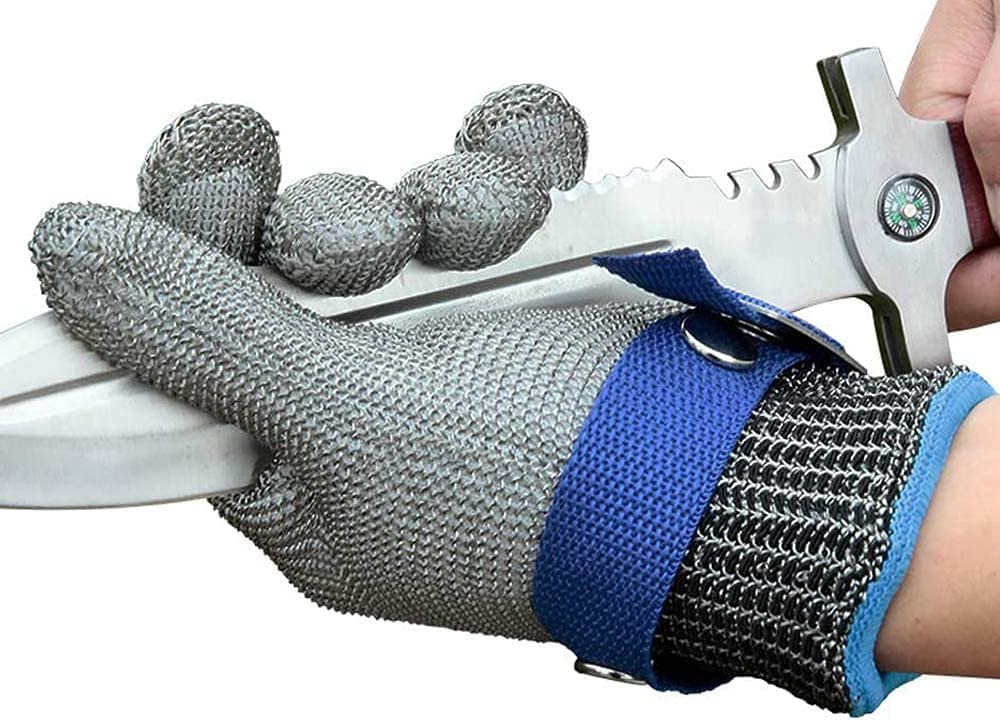 Food-Safe Cut-Resistant Stainless Steel Mesh Glove