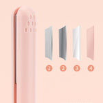 Mini 2-in-1 Curling and Straightening Iron with Ceramic Coating
