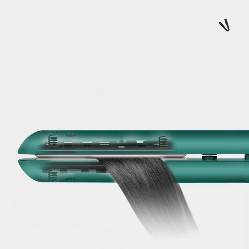 Mini 2-in-1 Curling and Straightening Iron with Ceramic Coating