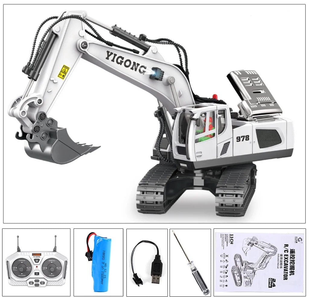 Hydraulic Full Metal Graver G308H 1/14 RTR