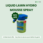 Liquid Lawn Hydro Mousse Spray-On Grass Seed | Easy Application for Patchy Lawns & High-Traffic Areas