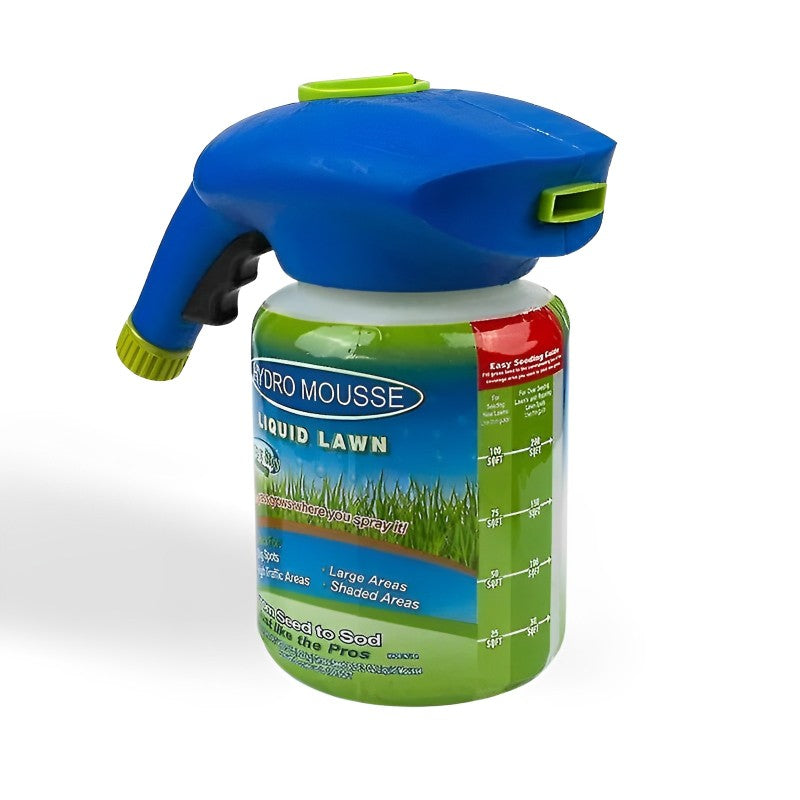 Liquid Lawn Hydro Mousse Spray-On Grass Seed | Easy Application for Patchy Lawns & High-Traffic Areas
