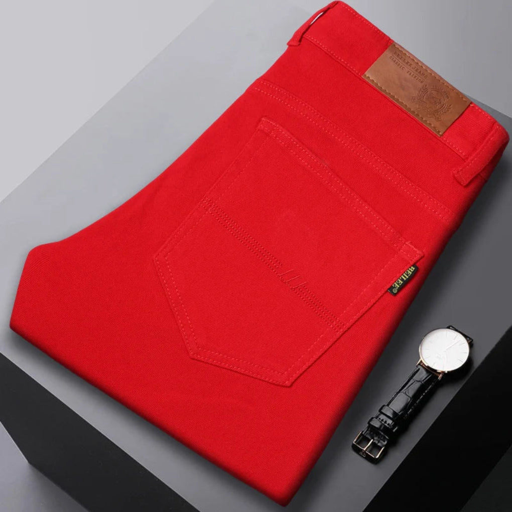 Men's Premium Tapered Leg Stretch Jeans