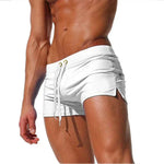 Men's Quick-Dry Swim Trunks with Drawstring Waist