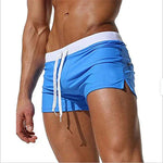 Men's Quick-Dry Swim Trunks with Drawstring Waist