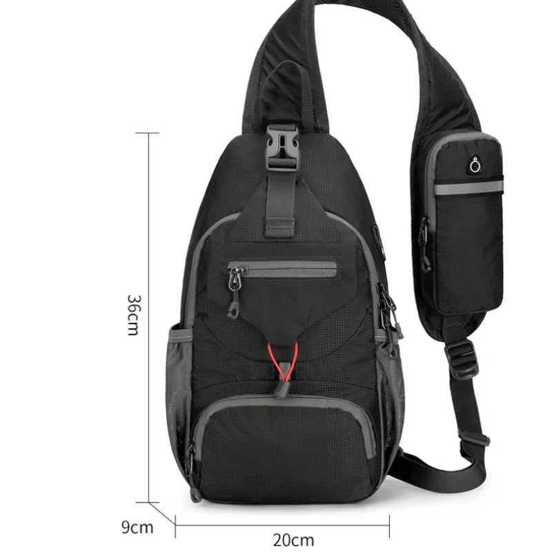 SecurePack | Anti-Theft Waterproof Multi-Pocket Shoulder Backpack – Lightweight Crossbody Travel Bag