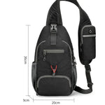 SecurePack | Anti-Theft Waterproof Multi-Pocket Shoulder Backpack – Lightweight Crossbody Travel Bag