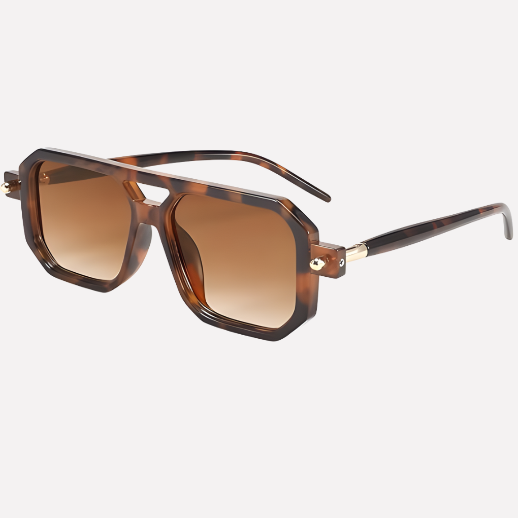 Unisex Square Aviator Sunglasses