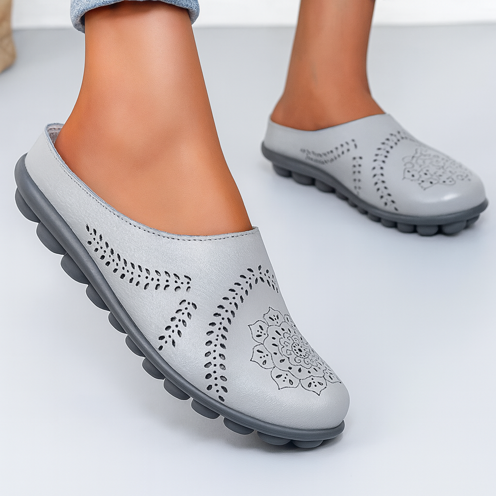 Women's Breathable Slip-On Mules for All-Day Comfort
