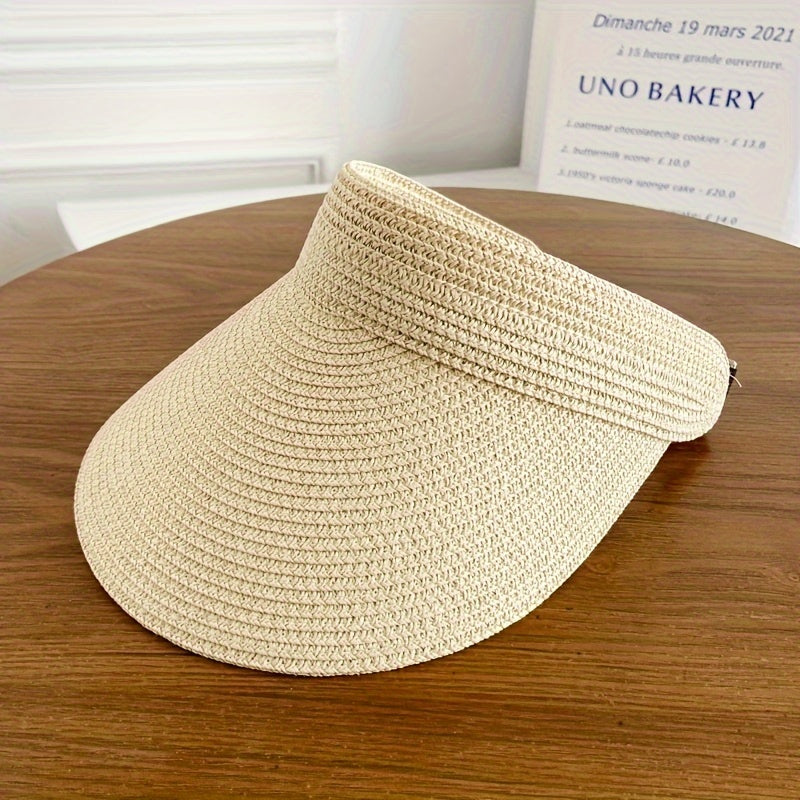 Women's Foldable Wide Brim Visor Hat