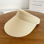 Women's Foldable Wide Brim Visor Hat