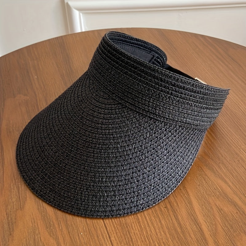 Women's Foldable Wide Brim Visor Hat