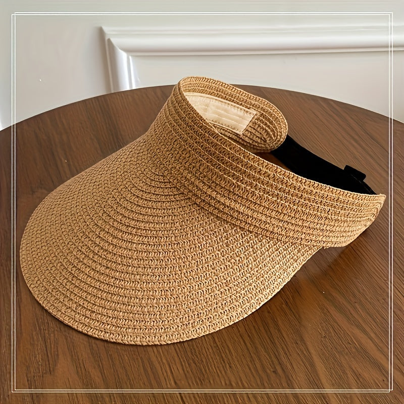 Women's Foldable Wide Brim Visor Hat